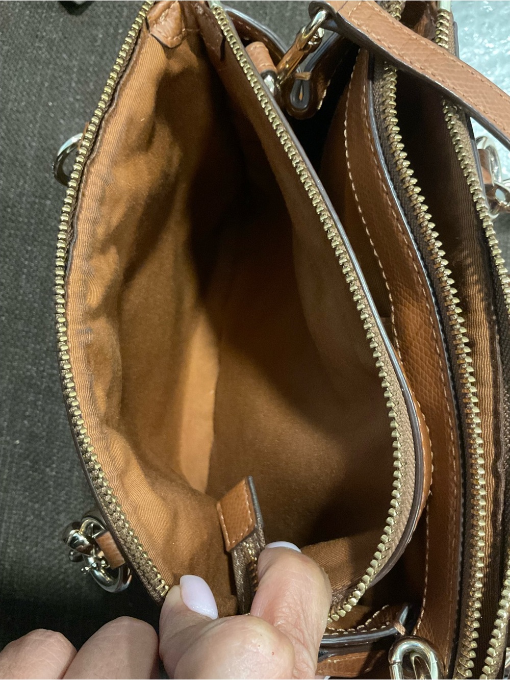 EUC Coach Small Christy Signature Canvas Tote - CLL1001 - Picture 9 of 15